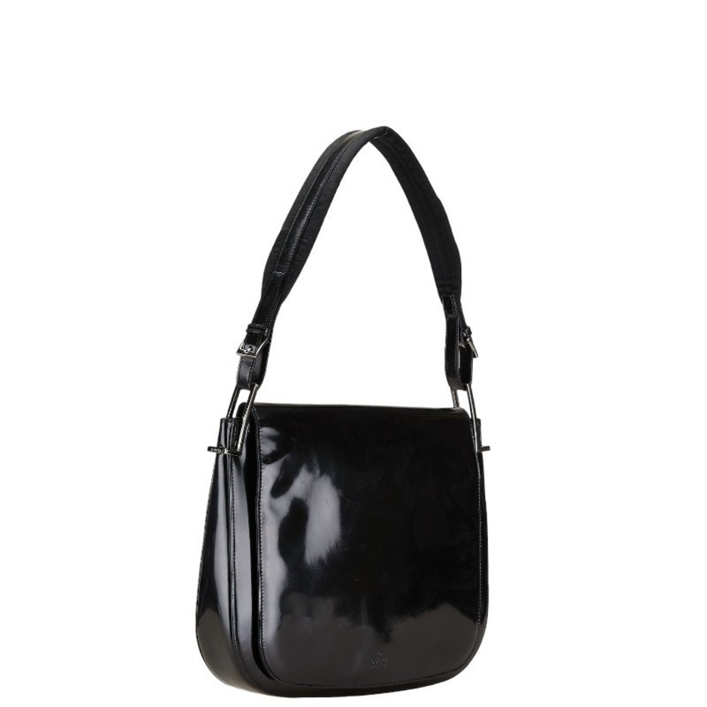 Gucci Patent Bag Black One Shoulder